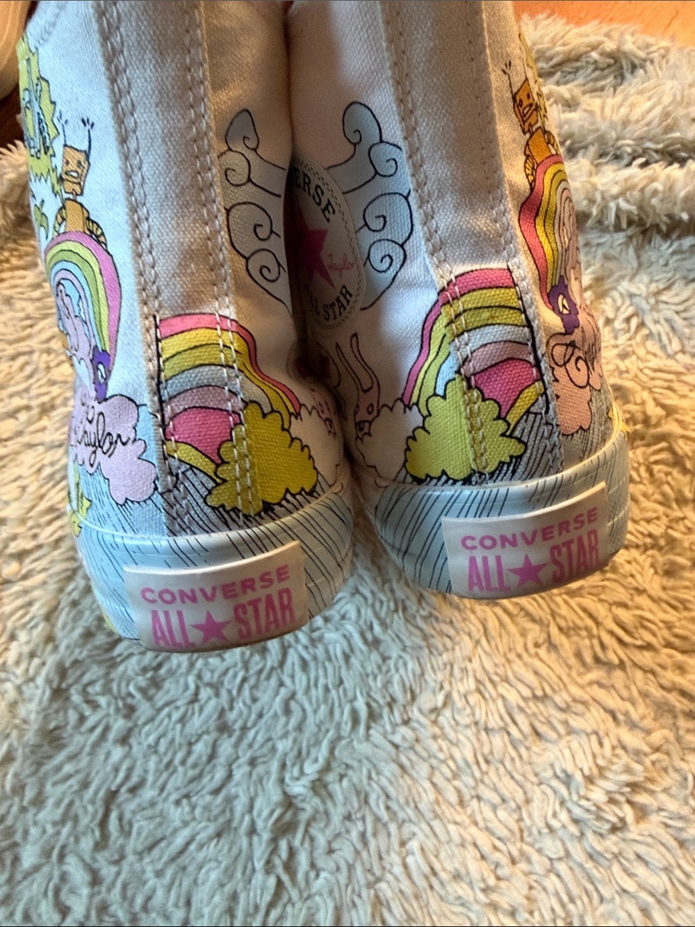 Converse Chuck Taylor All Star High Top Notebook Print Size 8women, 6Mens - Picture 9 of 12
